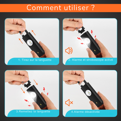 Pack Alertiz (Alarme + Sifflet à double action)