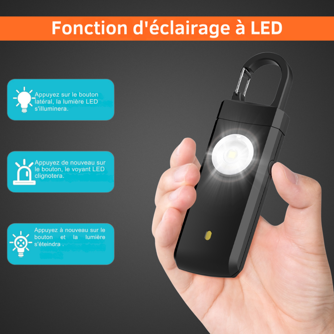 Pack Alertiz (Alarme + Sifflet à double action)